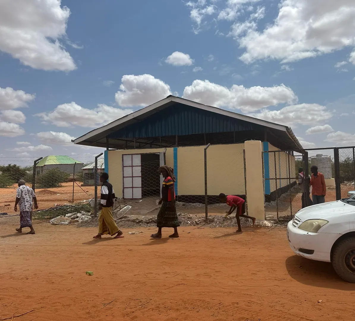 An agricultural storage facility visited during fieldwork